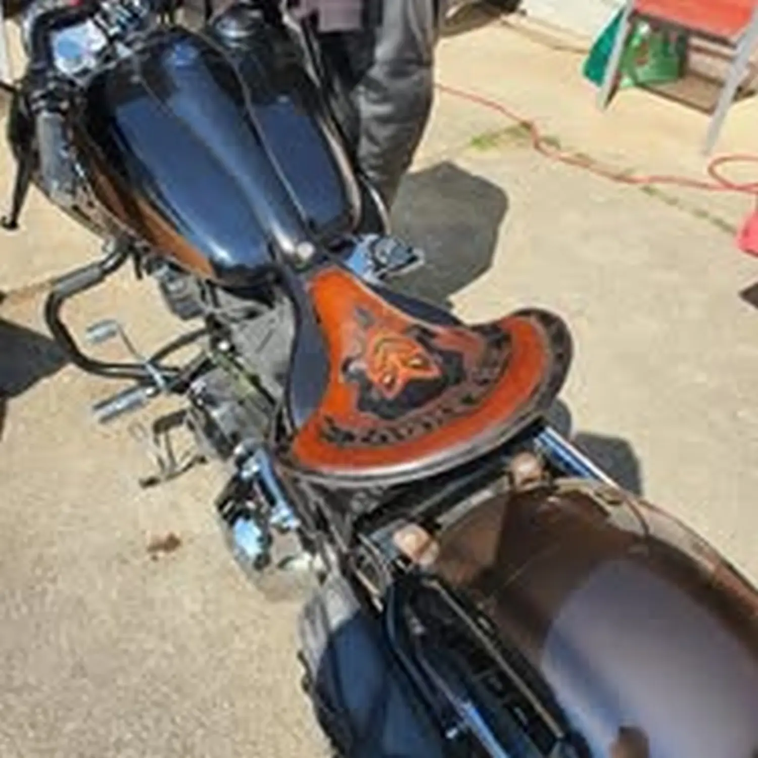 Da Leder Klopfa -  Biker Sattel