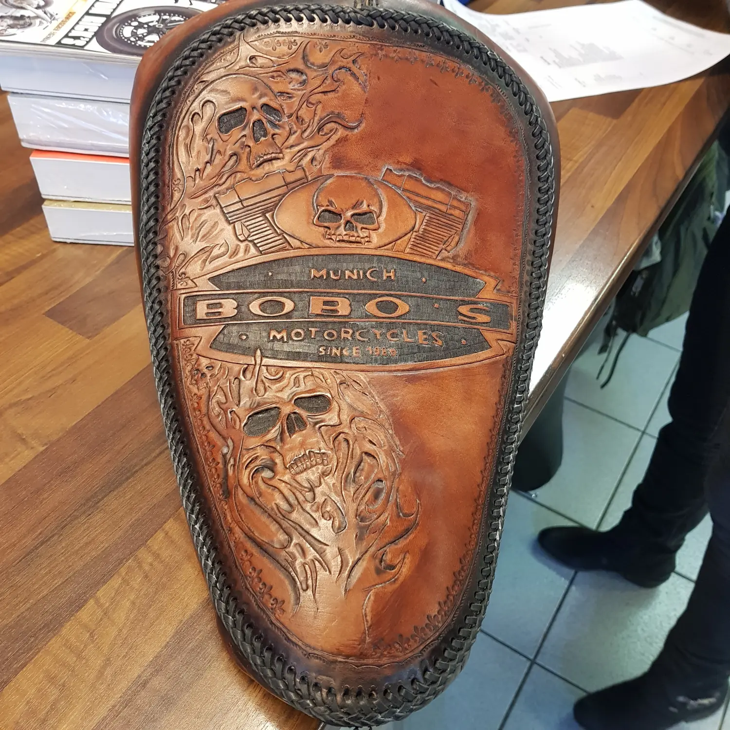 Da Leder Klopfa -  Biker Sattel