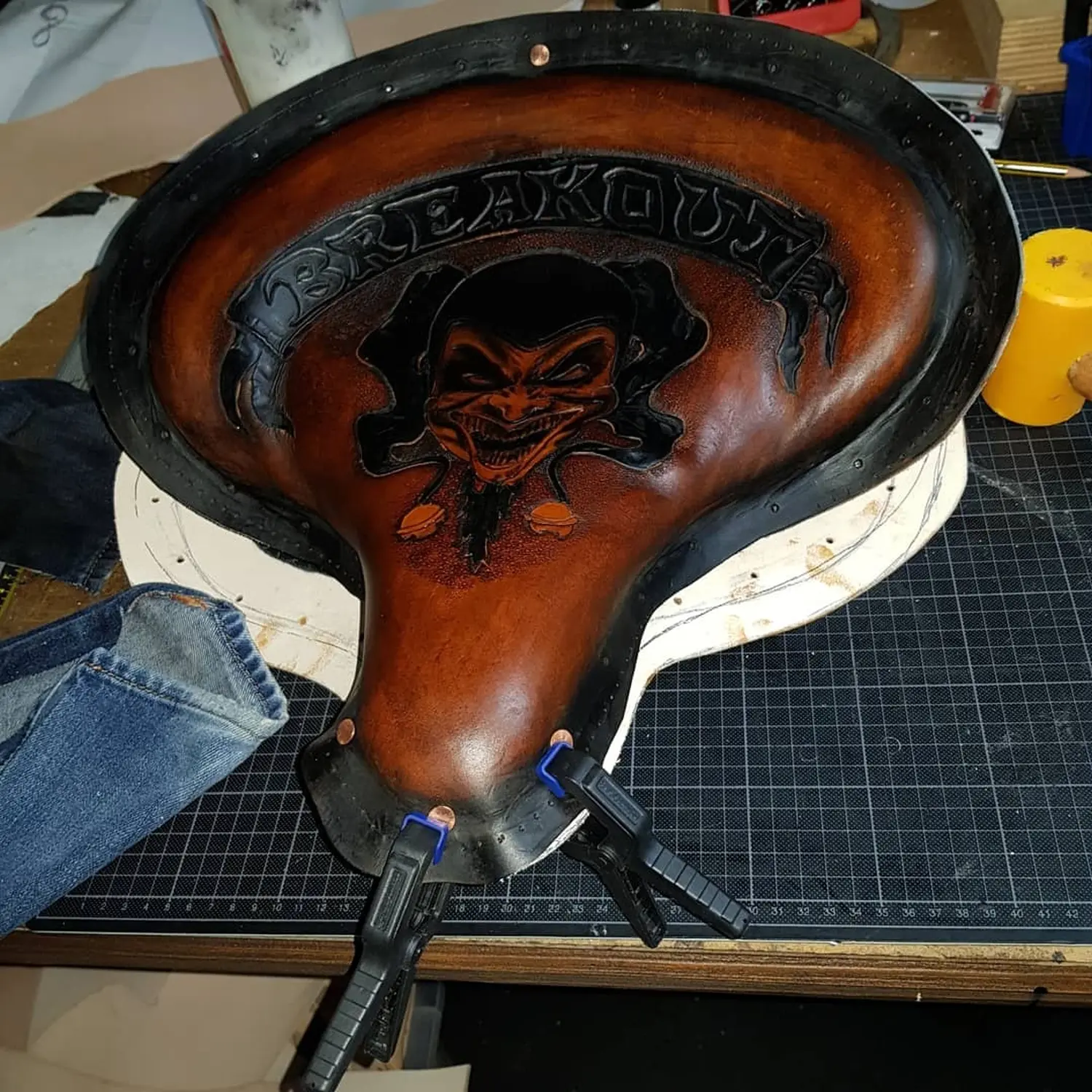 Da Leder Klopfa -  Biker Sattel