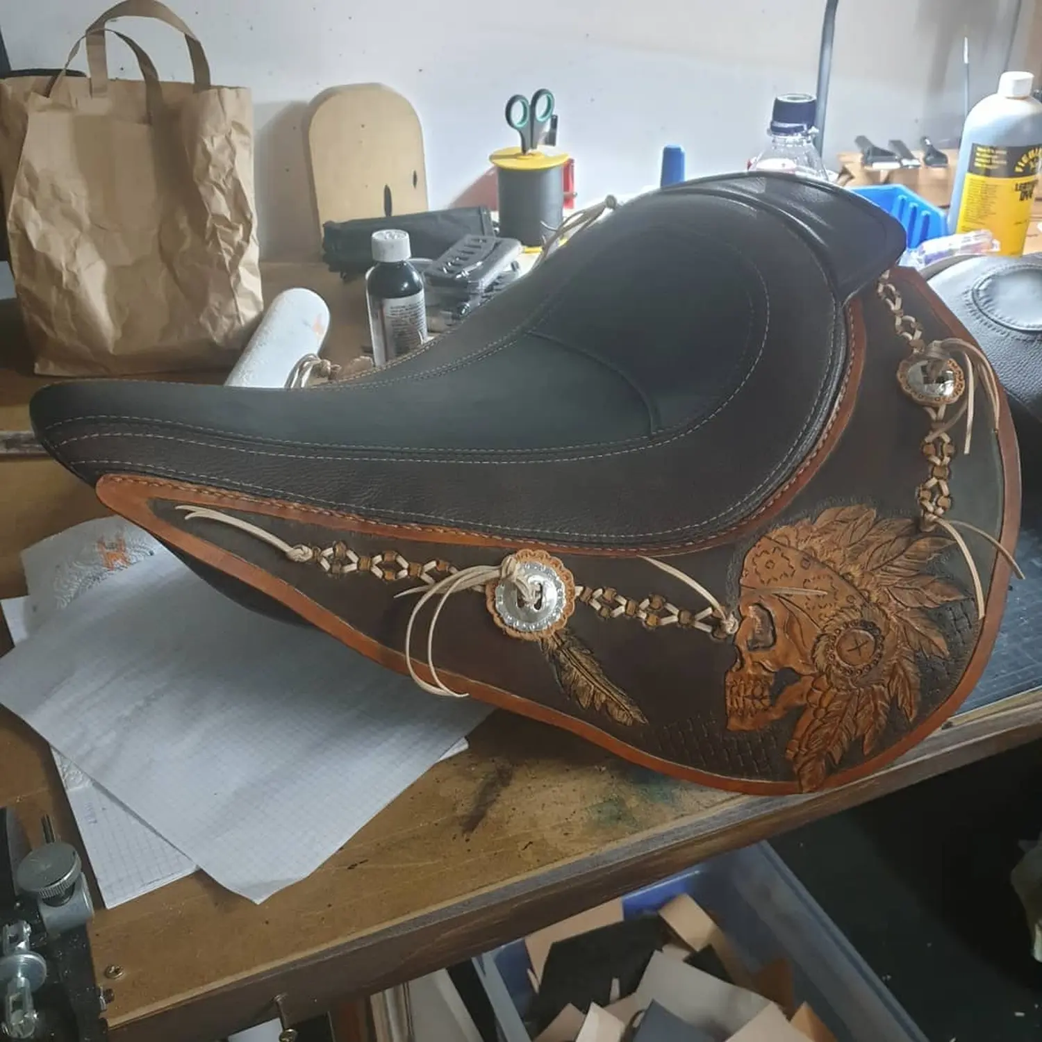 Da Leder Klopfa -  Biker Sattel