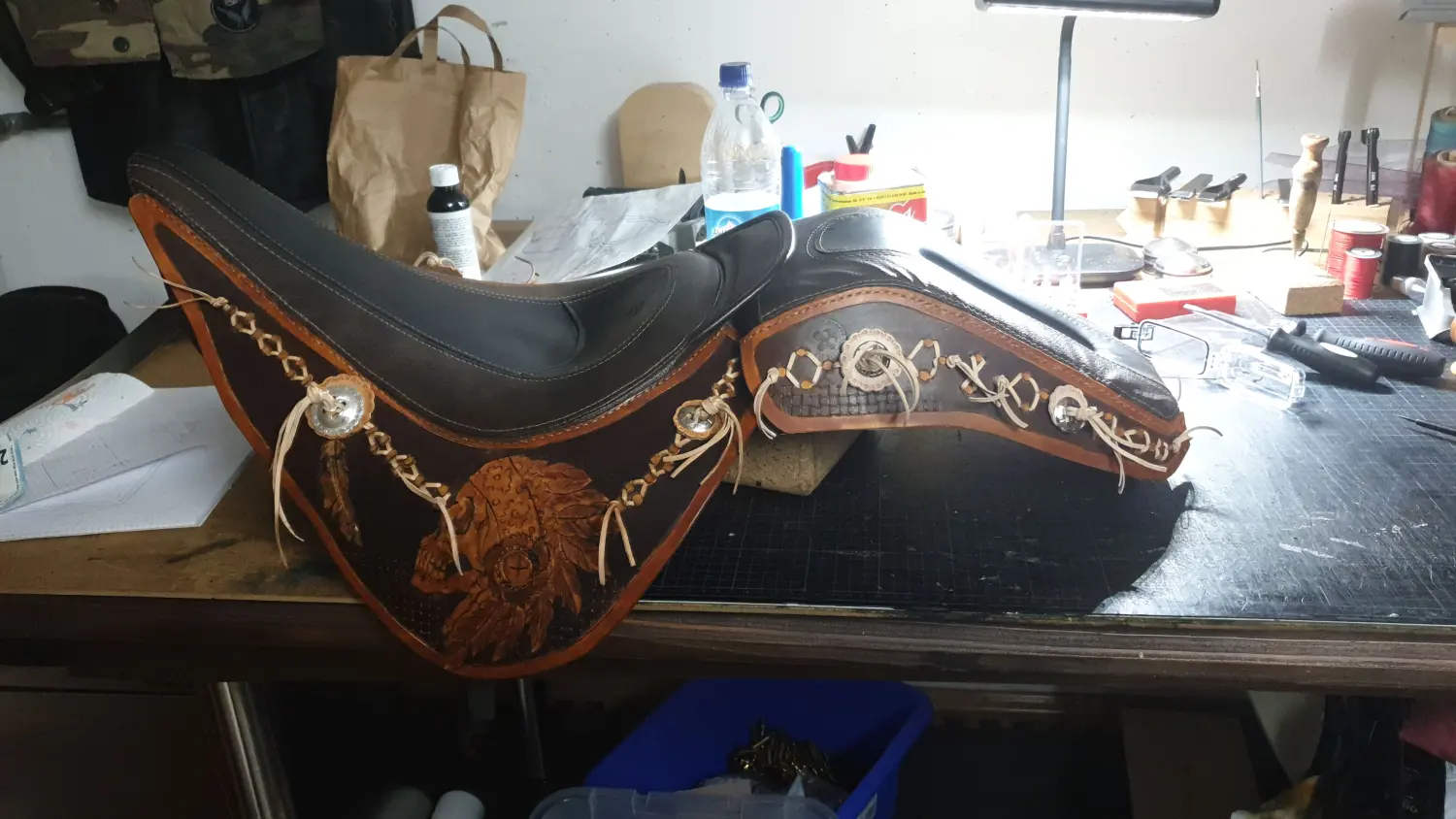 Da Leder Klopfa -  Biker Sattel