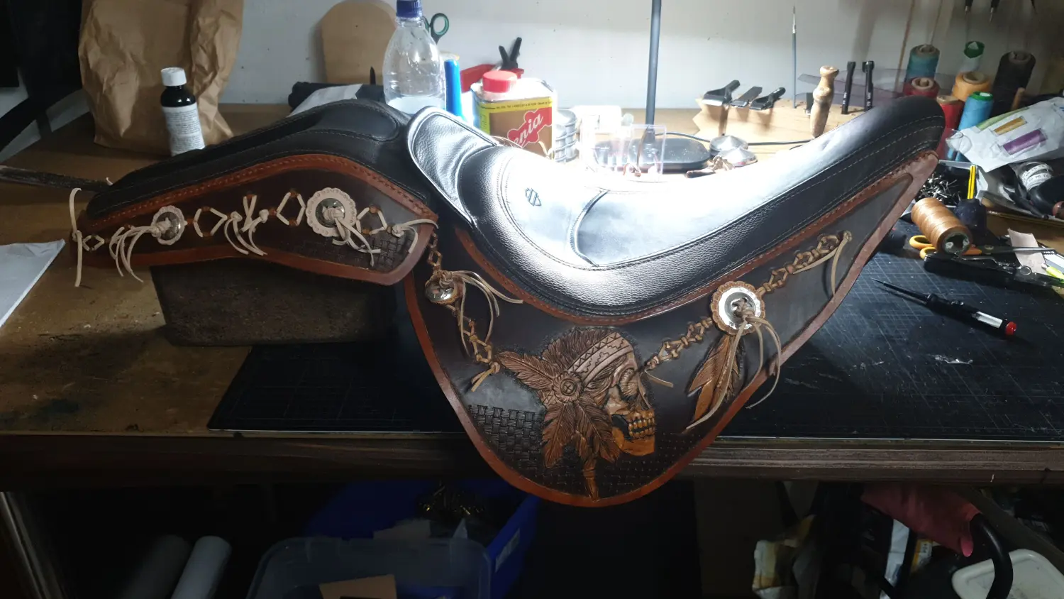 Da Leder Klopfa -  Biker Sattel