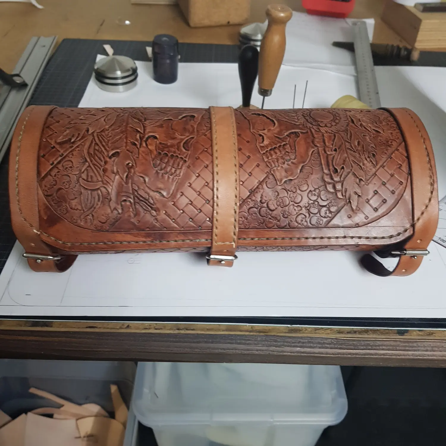 Da Leder Klopfa - Biker Werkzeugrollen